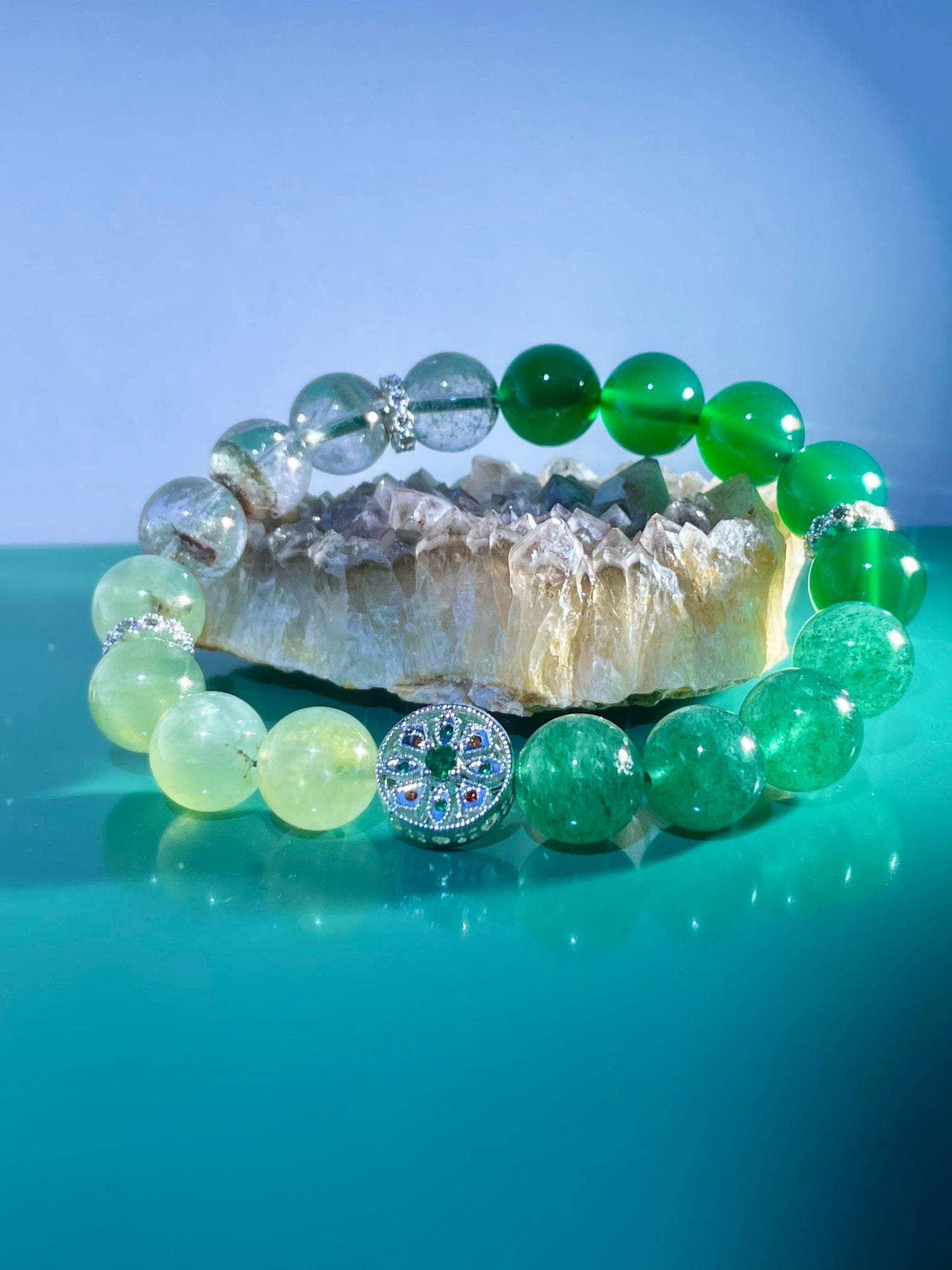 Green Gemstone Beads