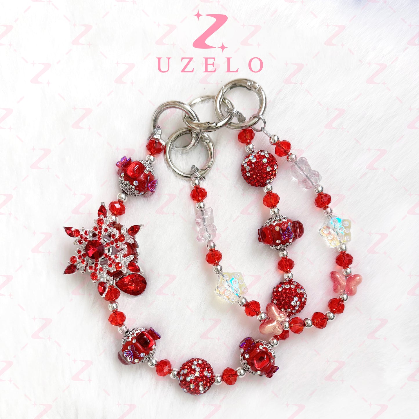 [Uzelo] Snowflake – Premium Phone Chain