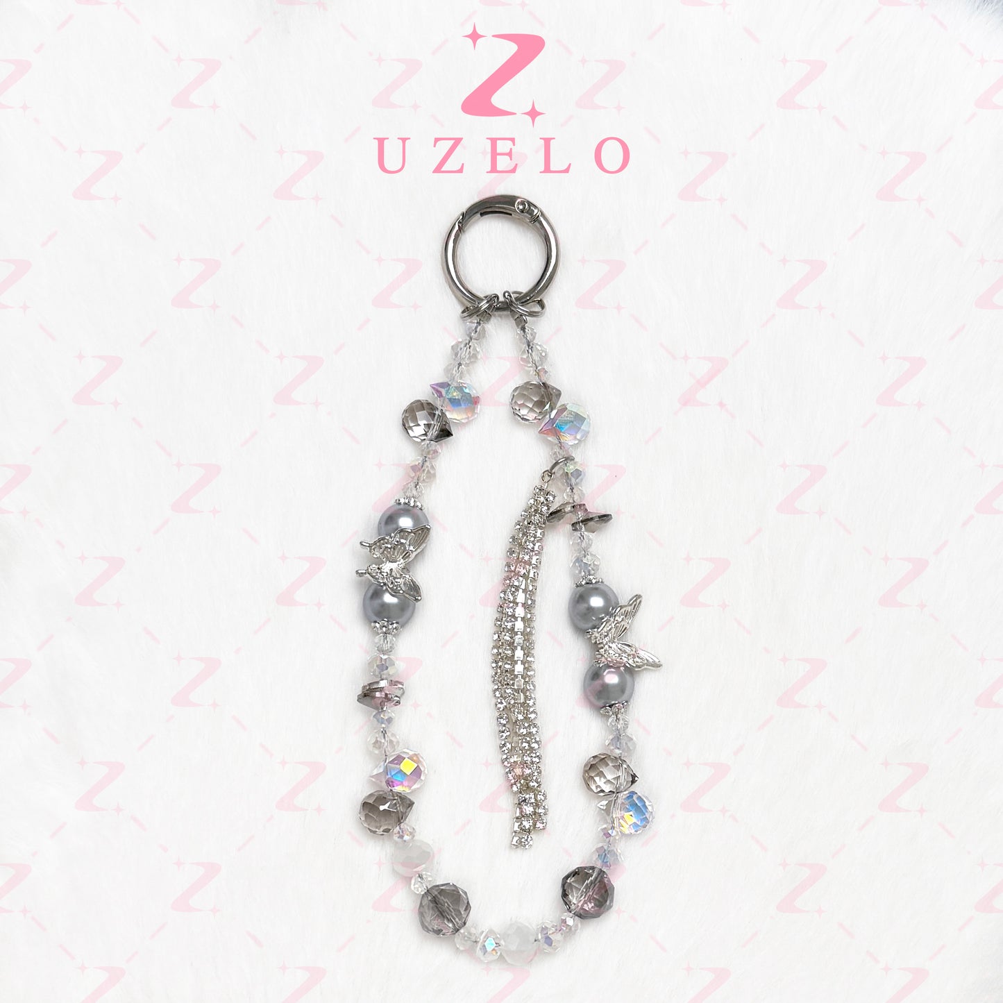 [Uzelo] Sparkling Butterfly - Phone Chain