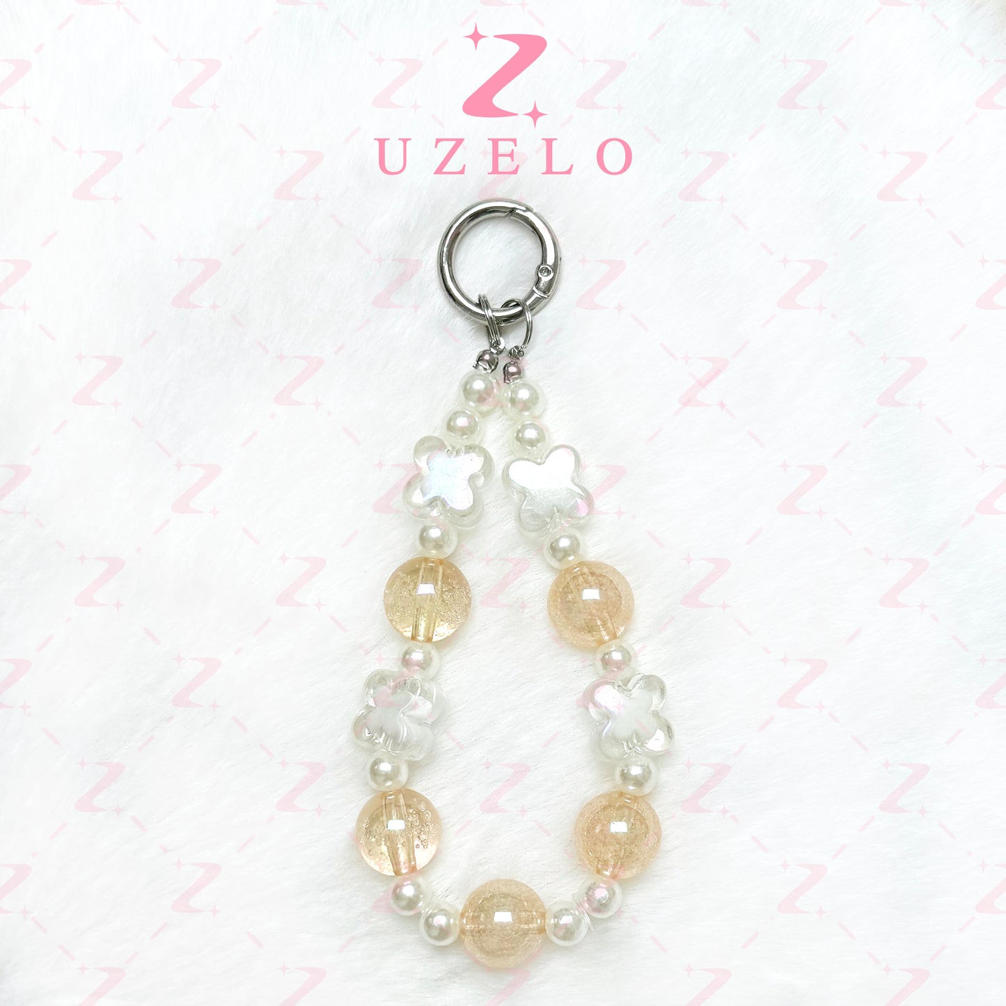 [Uzelo] Clover Beaded – Phone Chain