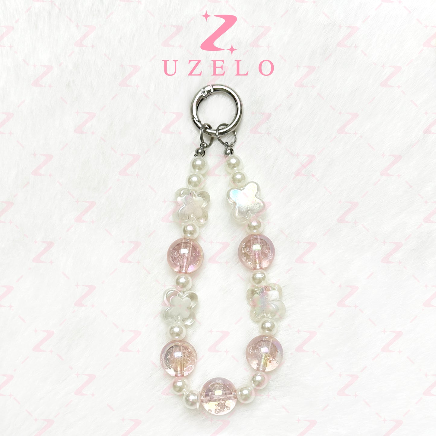 [Uzelo] Clover Beaded – Phone Chain