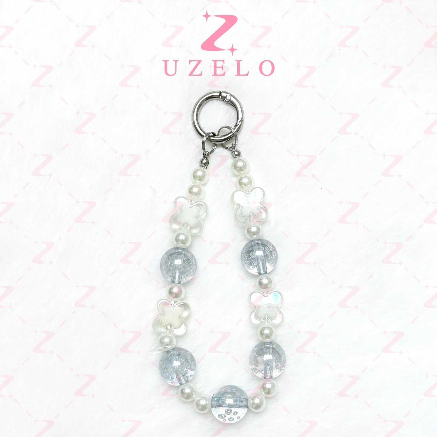 [Uzelo] Clover Beaded – Phone Chain