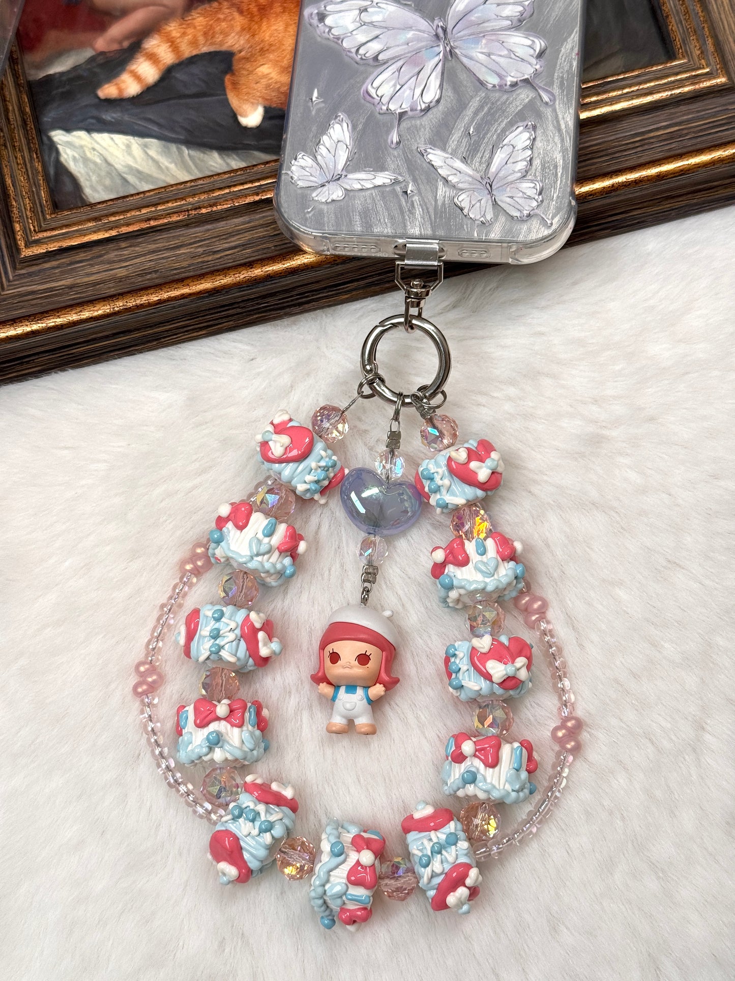 [Uzelo] Molly - Phone Chain| Handmade Beaded Chain - Perfect Gift & Collectible  - Gift for her/him