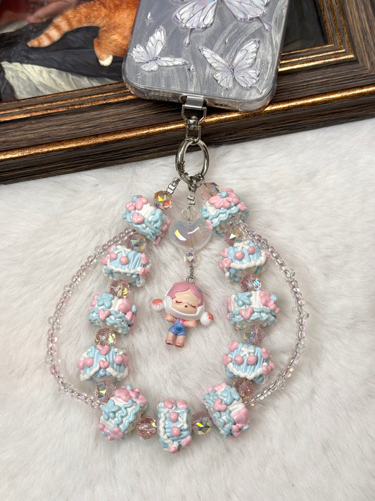 [Uzelo] Skull Panda - Phone Chain| Handmade Beaded Chain - Perfect Gift & Collectible  - Gift for her/him