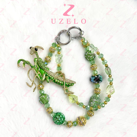 [Uzelo] Insecta – Premium Phone Chain| Handmade Beaded Chain - Perfect Gift & Collectible  - Gift for her/him