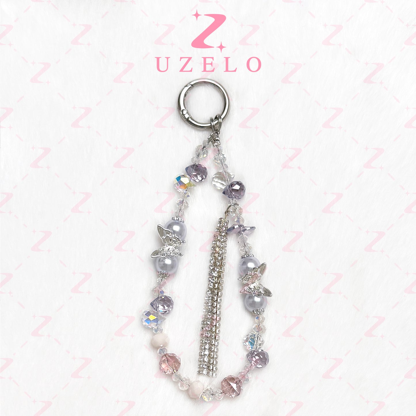 [Uzelo] Sparkling Butterfly - Phone Chain
