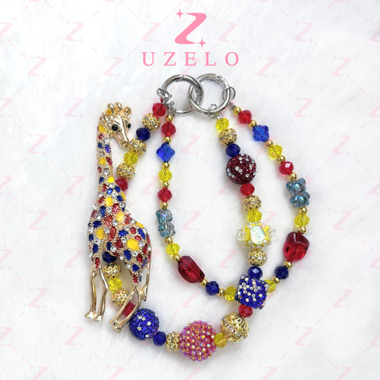 [Uzelo] Animalia – Premium Phone Chain| Handmade Beaded Chain - Perfect Gift & Collectible  - Gift for her/him