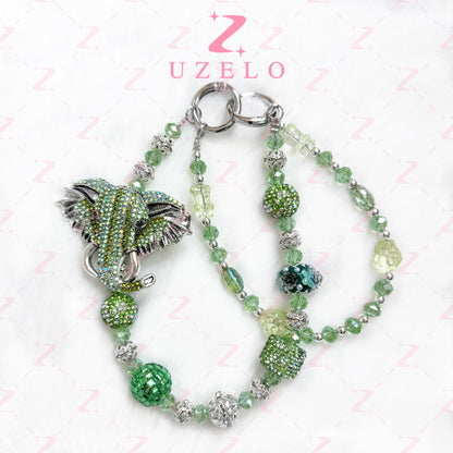 [Uzelo] Animalia – Premium Phone Chain| Handmade Beaded Chain - Perfect Gift & Collectible  - Gift for her/him