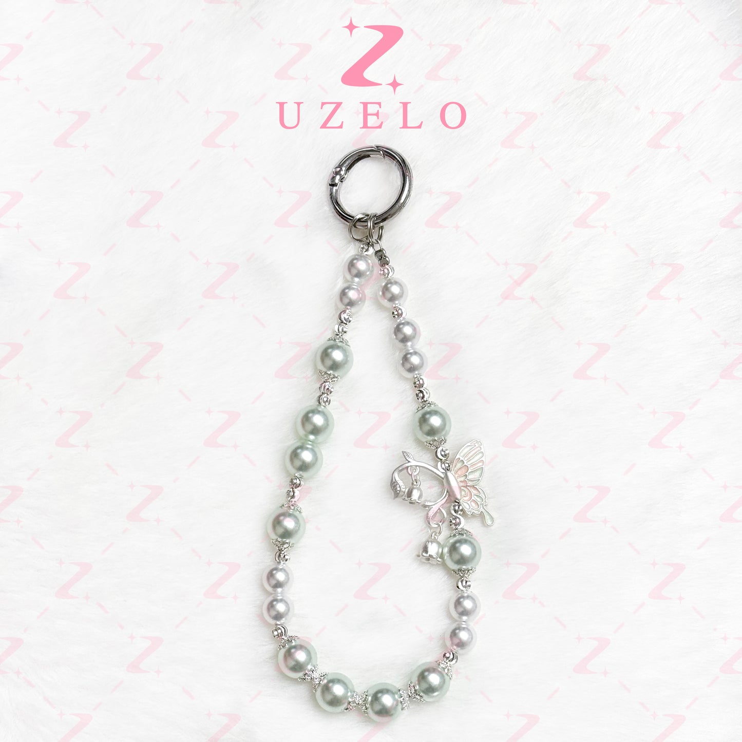[Uzelo] PearlFlutter – Phone Chain