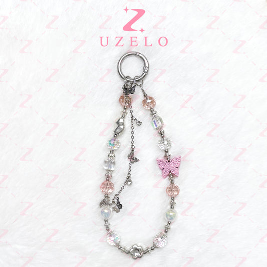 [Uzelo] Crystal Butterfly - Phone Chain