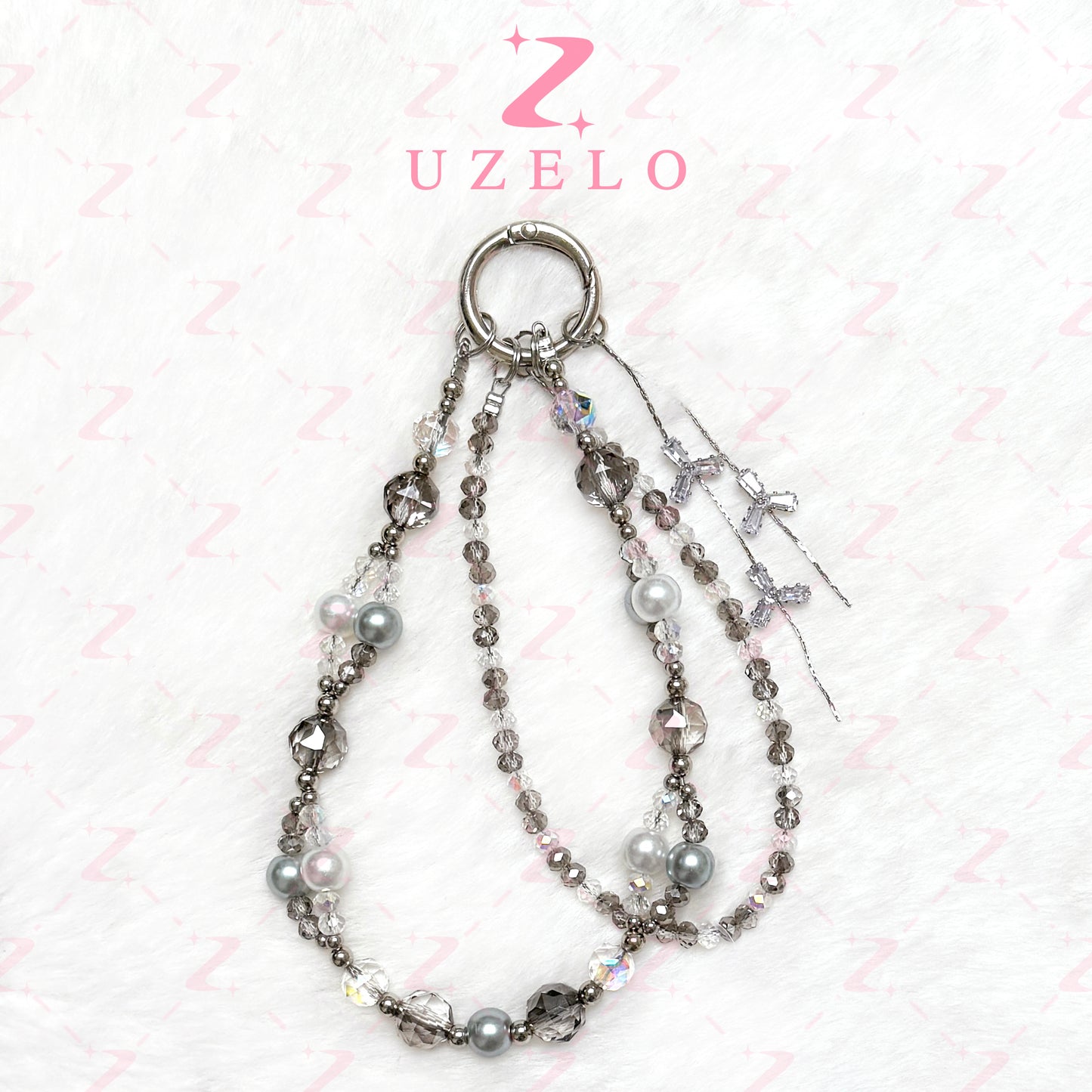 [Uzelo] Windmill Tassel Double-Strand – Phone Chain