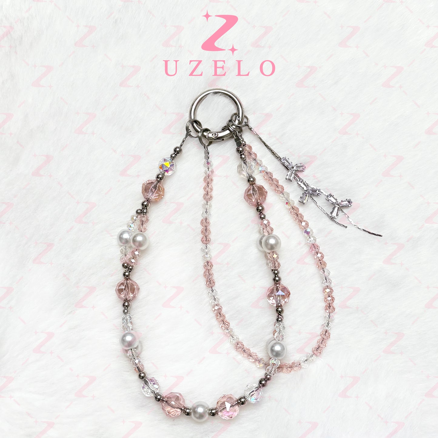 [Uzelo] Windmill Tassel Double-Strand – Phone Chain